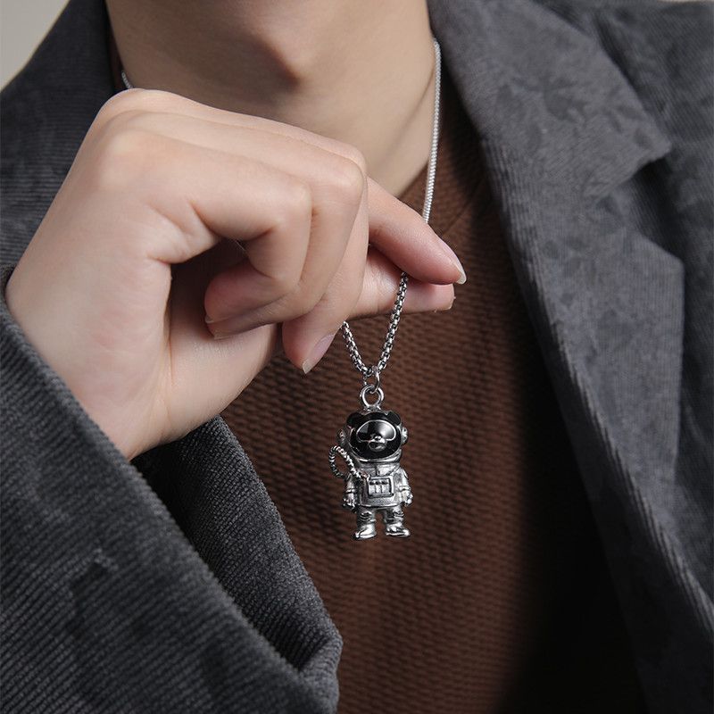 Other Astronaut Cat Rare STEAL! Y2K Chains Necklace Chain Size ONE SIZE - 1 Thumbnail
