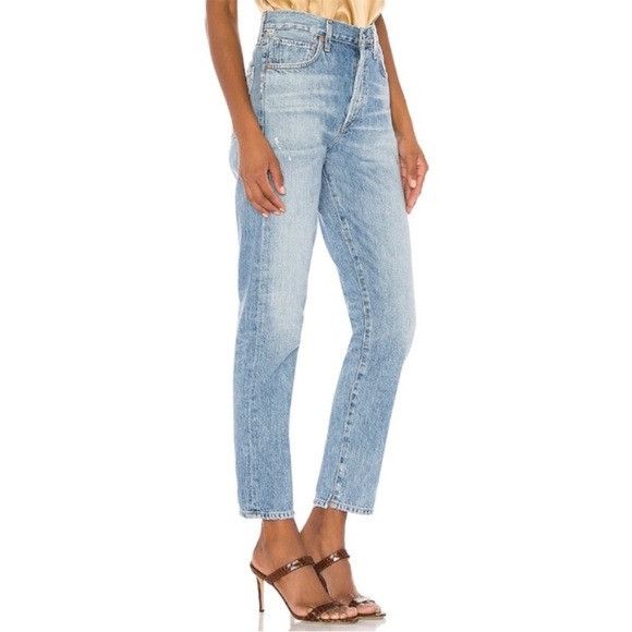 Citizens Of Humanity Citizens Of Humanity Liya High Rise Classic Fit Crop soundtr Size 28" / US 6 / IT 42 - 13 Thumbnail