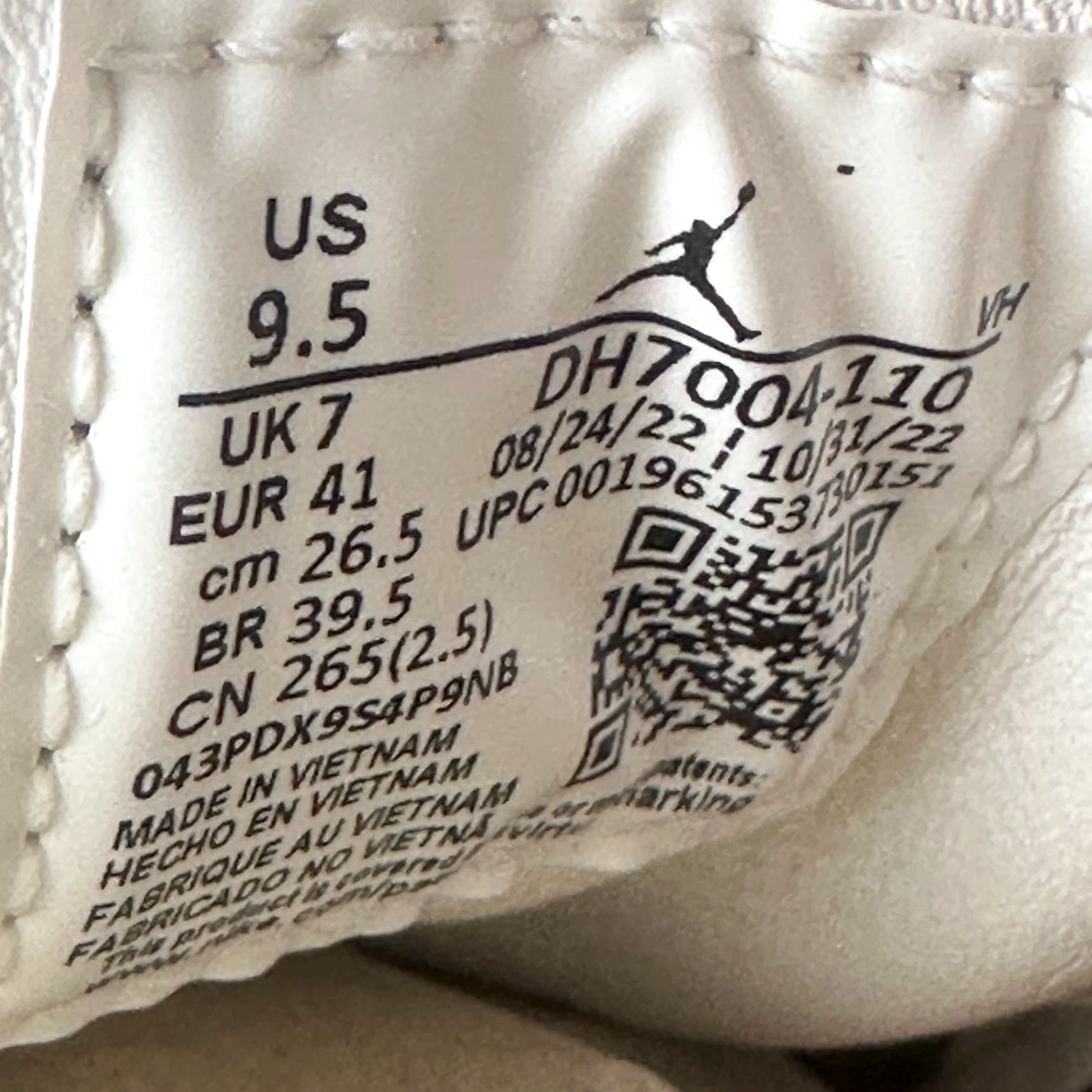 Jordan Brand Air Jordan Retro 1 Elevate Low Sneakers Womens 9.5 White DH7004-110 Sneakers White/Natural Grey Womens 2022 Leather Low Top Size US 7 / IT 37 - 6 Thumbnail