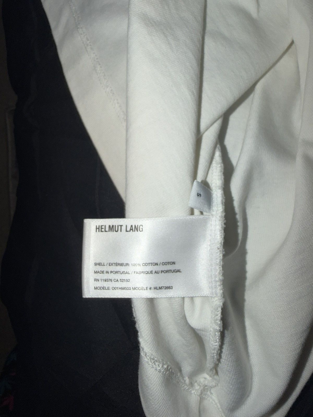 Helmut Lang White Helmut Lang Tee Size US S / EU 44-46 / 1 - 3 Thumbnail