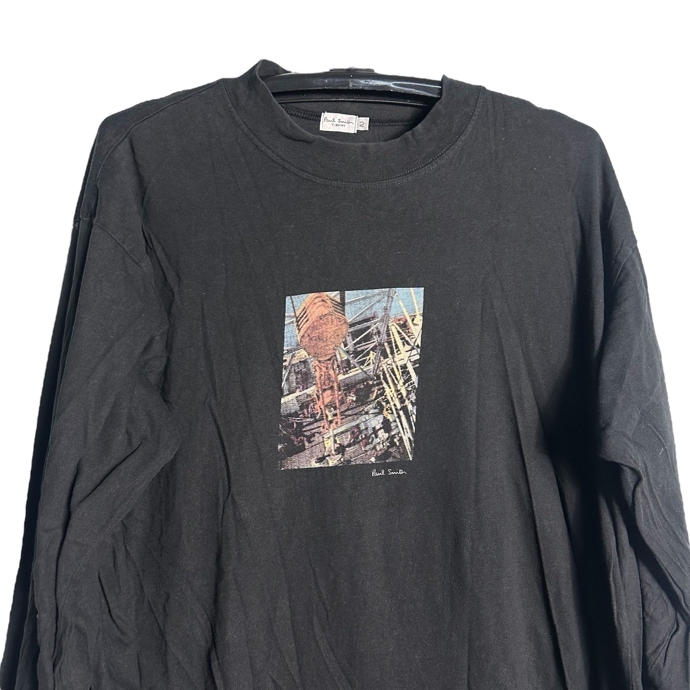 Paul Smith 🔥RARE🔥Vintage Paul Smith L/Sleeve T-shirt Made in Portugal Size US M / EU 48-50 / 2 - 2 Thumbnail