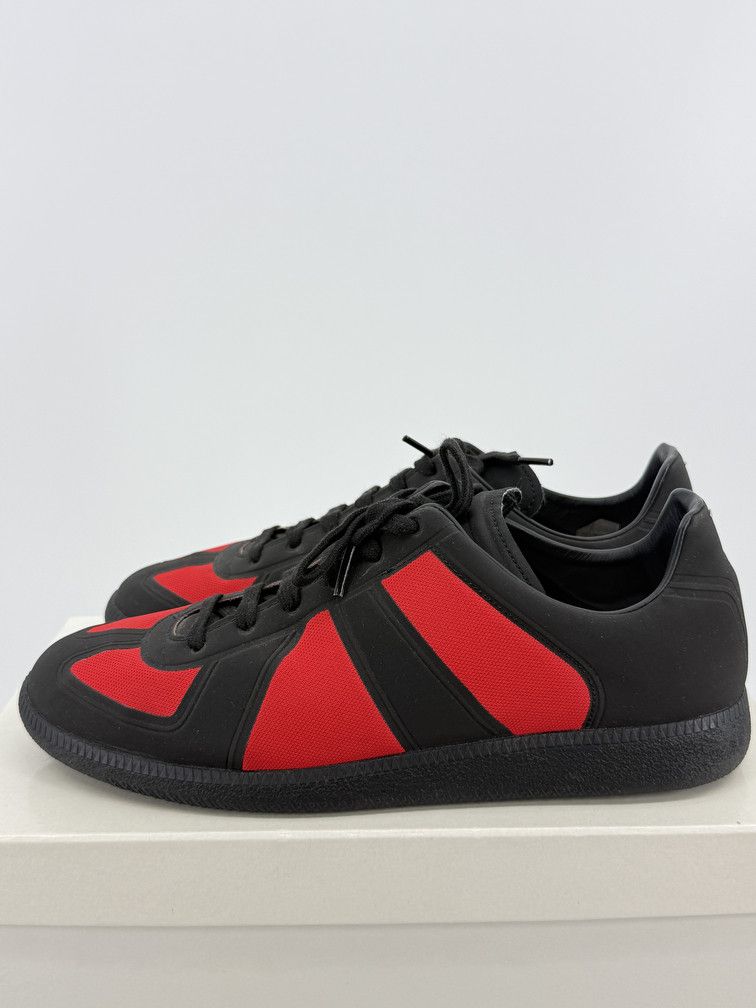 Maison Margiela GAT Low Black Red Size US 11 / EU 44 - 4 Thumbnail