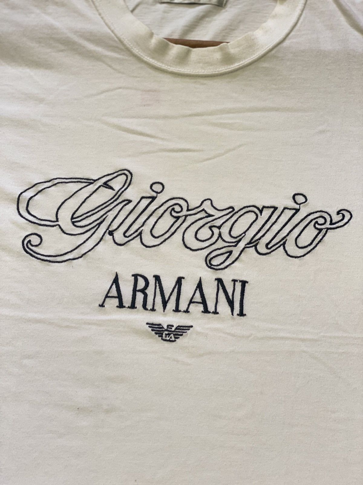 Armani Exchange × Vintage ‼️RARE‼️VINTAGE GIORGIO ARMANI 90S SHIRT TEE🔥 Size US M / EU 48-50 / 2 - 6 Thumbnail