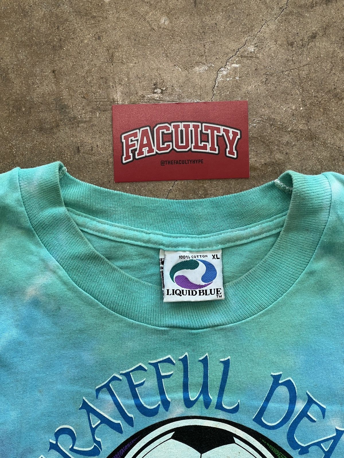Band Tees Vintage 1990 Grateful Dead Olympic Velodrome Tie Dye Tee XL Size US XL / EU 56 / 4 - 3 Thumbnail