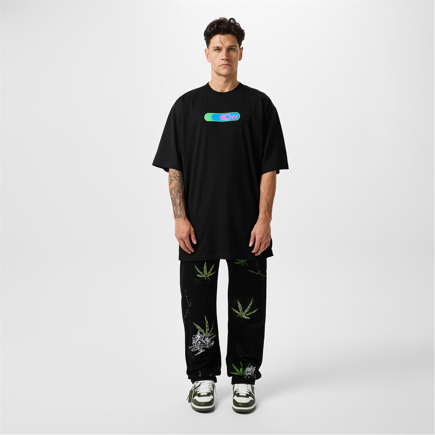 Off-White o1g2r1mq0326 Slim Fit Jeans in Black Size US 34 / EU 50 - 3 Thumbnail