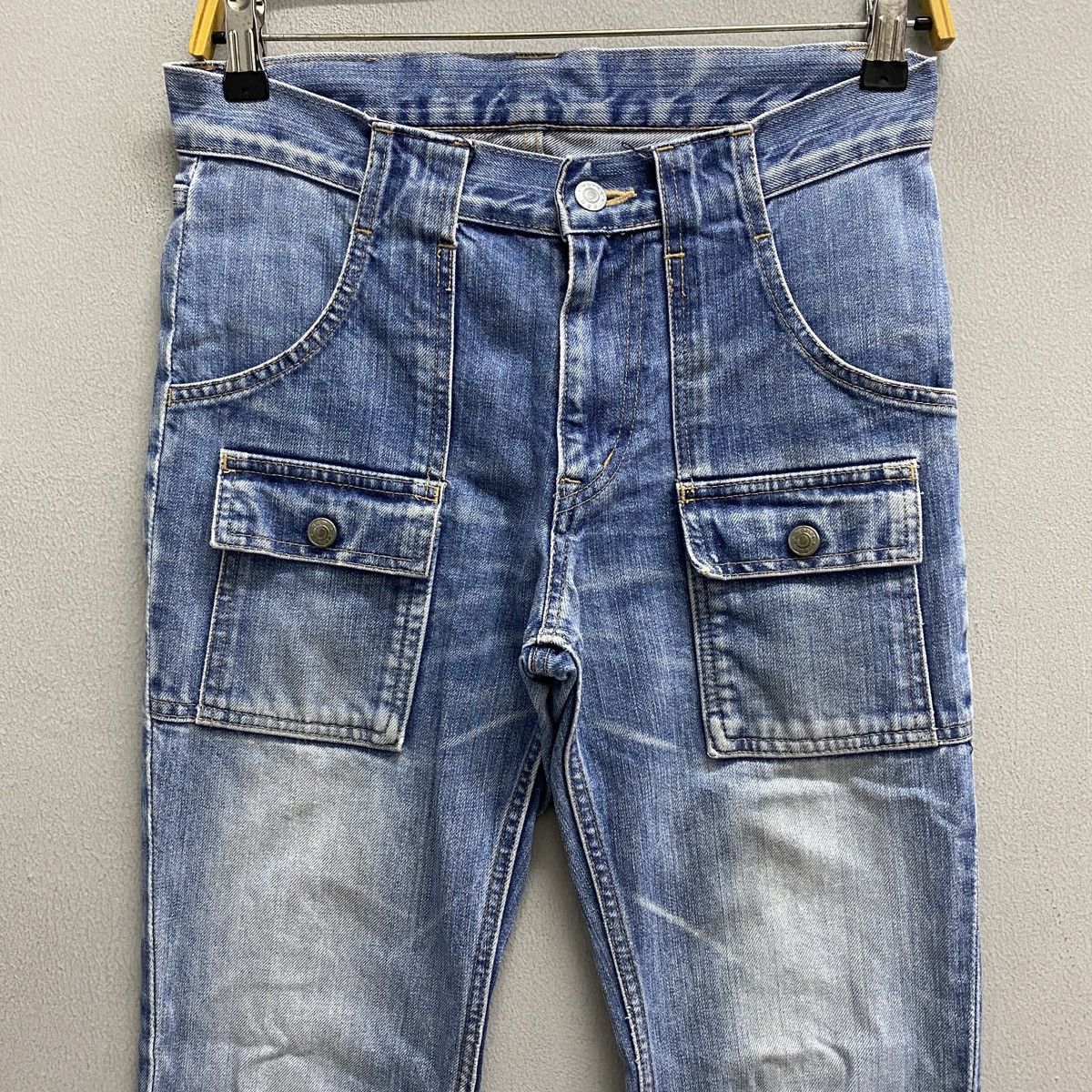 Japanese Brand Japanese Brand Works n&m Bushpants Distressed Denim Size US 28 / EU 44 - 2 Thumbnail