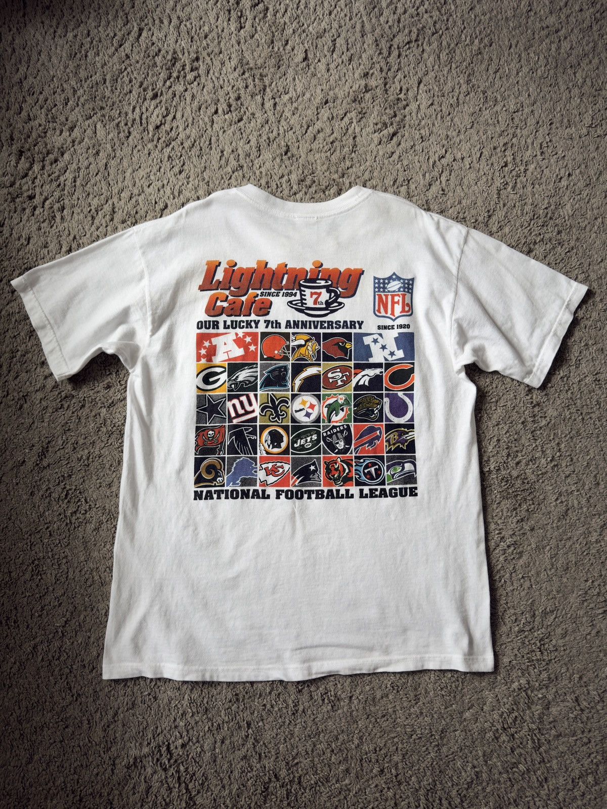 NFL Vintage NFL Aniversarry T Shirt Made In USA Size US L / EU 52-54 / 3 - 2 Thumbnail