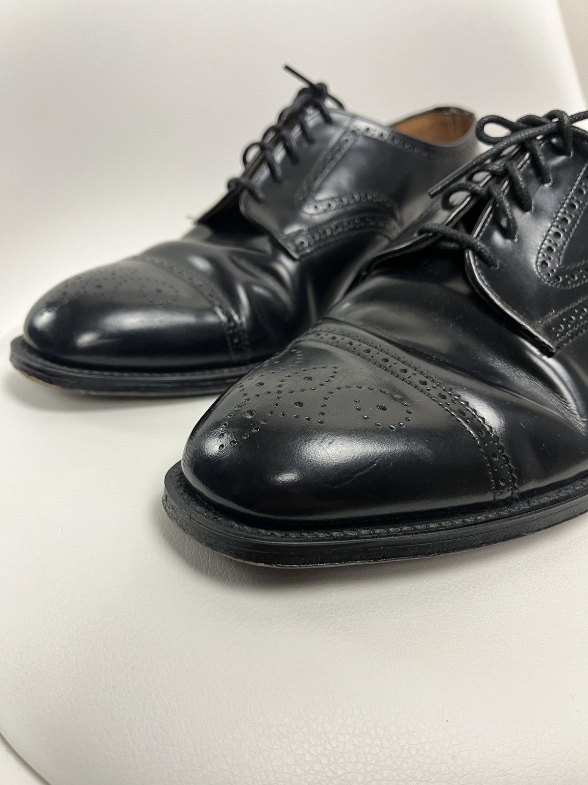 Cheaney Vintage Joseph Cheaney Oxford Brogue Shoes Calf Leather UK 9 Size US 9 / EU 42 - 4 Thumbnail