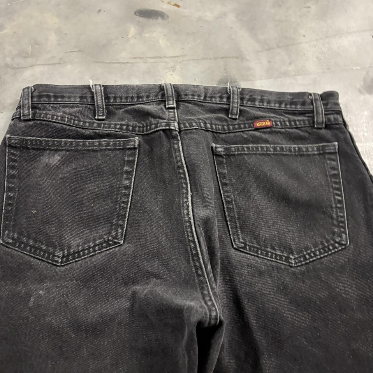 Vintage Crazy Vintage Y2K/2000s Grunge Black Essential Denim Jeans! 36x28 Size US 36 / EU 52 - 7 Thumbnail