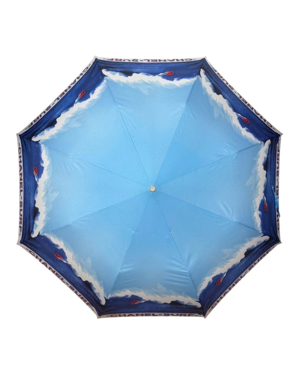Chanel CHANEL S/S 2002 Surf Logo Print Folding Umbrella Size ONE SIZE - 3 Thumbnail
