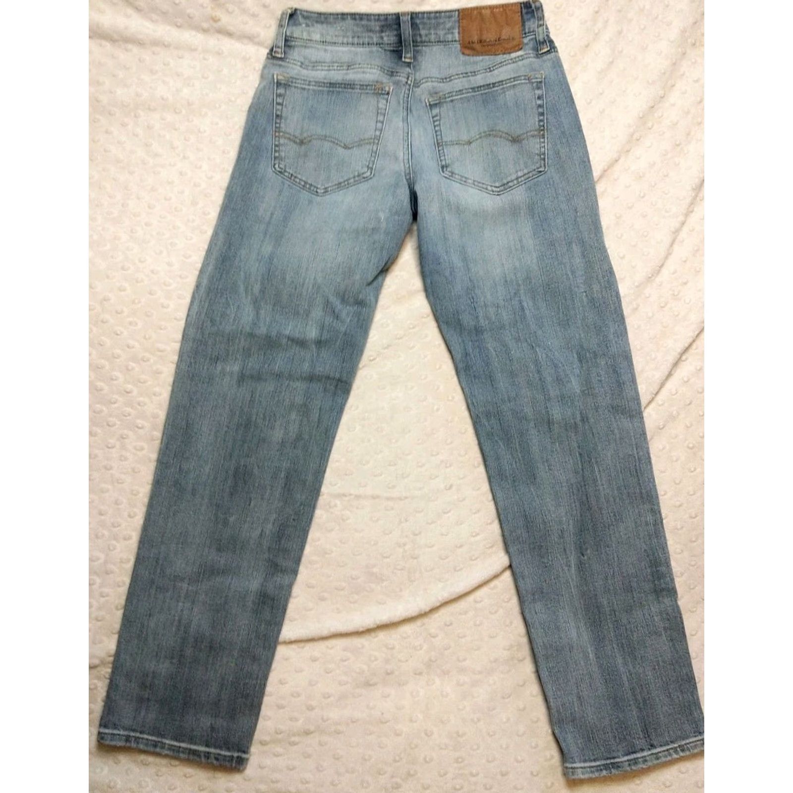 American Eagle Outfitters American Eagle Outfitters Jeans Women Skinny 26 Regular 28 Inseam Blue Denim Stretch Distressed 4 Extreme Flex 80s 90s Grunge City Fashion Size 26" / US 2 / IT 38 - 7 Thumbnail