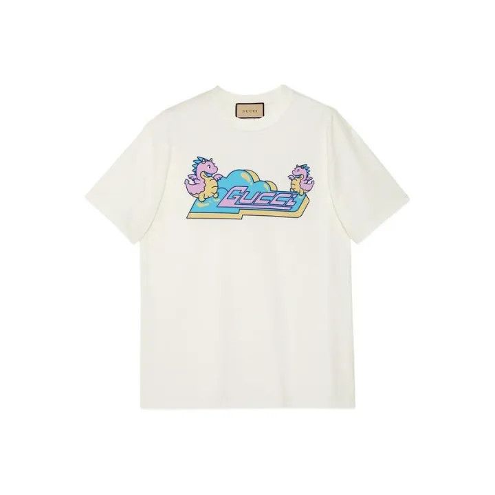 GUCCI Cartoon Print Short Sleeve T-Shirt
