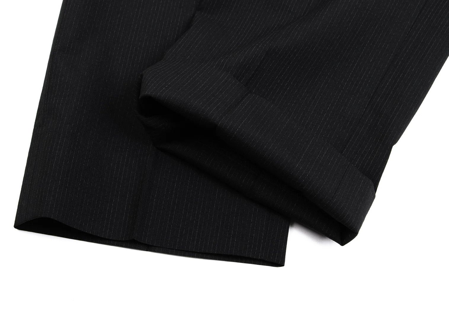 Jean Paul Gaultier Wool Blend Striped Pants in Black, Size 50 Size US 34 / EU 50 - 8 Thumbnail