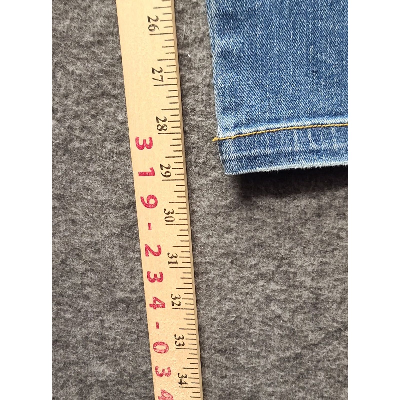 Spanx Spanx Jeans Womens M 28x29 Slim Fit High Rise Denim Blue Stretch Distressed Shaping 29 Inseam Slimming 4 Seasons Mens Womens Boys Girls Size 32" / US 10 / IT 46 - 5 Thumbnail