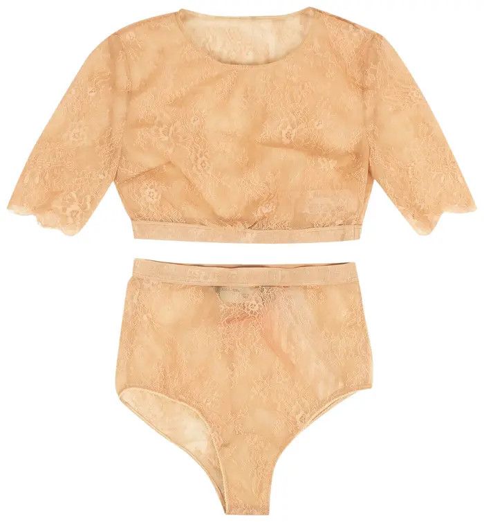Off-White o1y1225 Size : 0 US / Underwear Set in Blush Size ONE SIZE - 1 Thumbnail