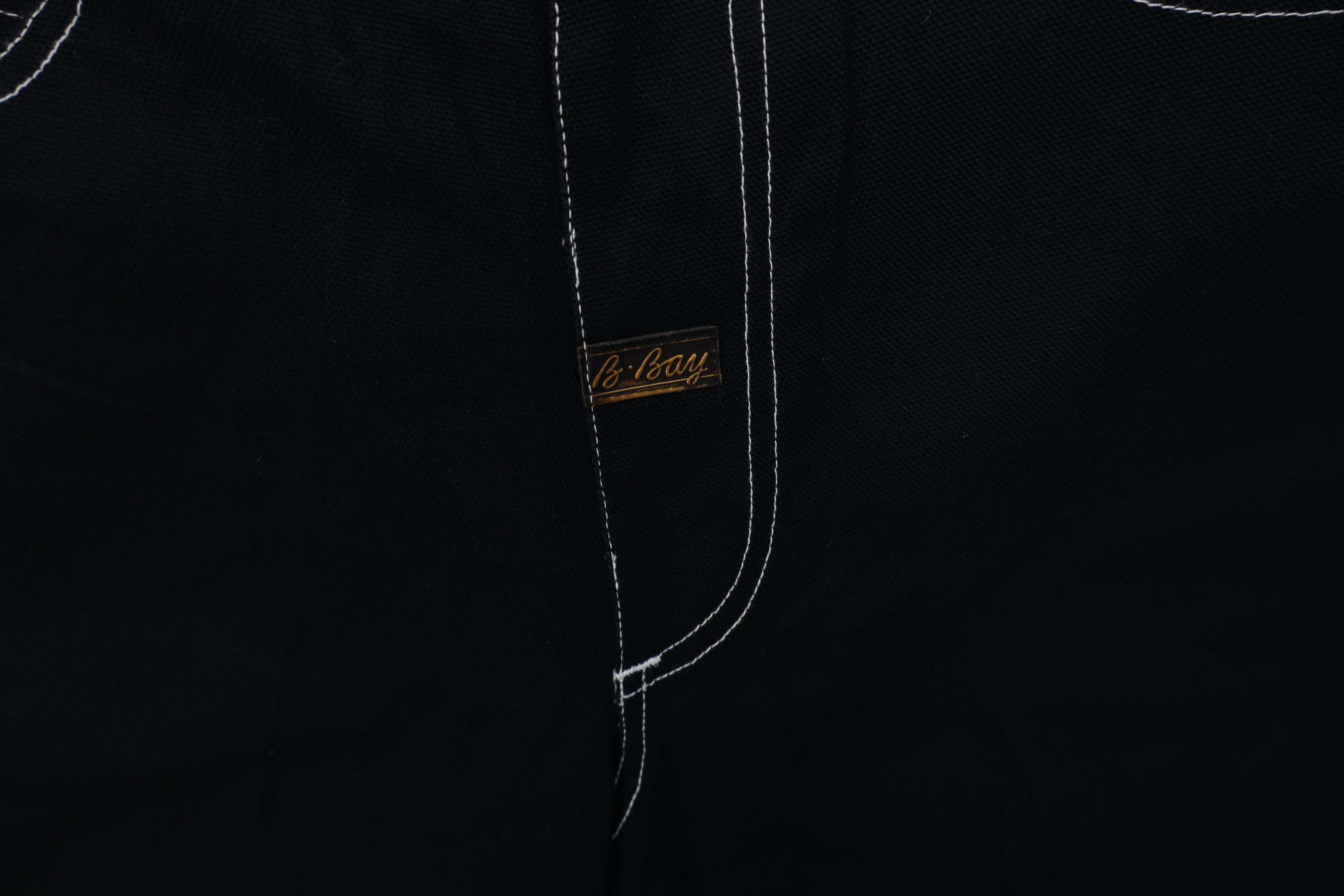 Vintage Vintage 90s Streetwear Canvas Baggy Fit Shorts Black Cotton Size US 30 / EU 46 - 5 Thumbnail