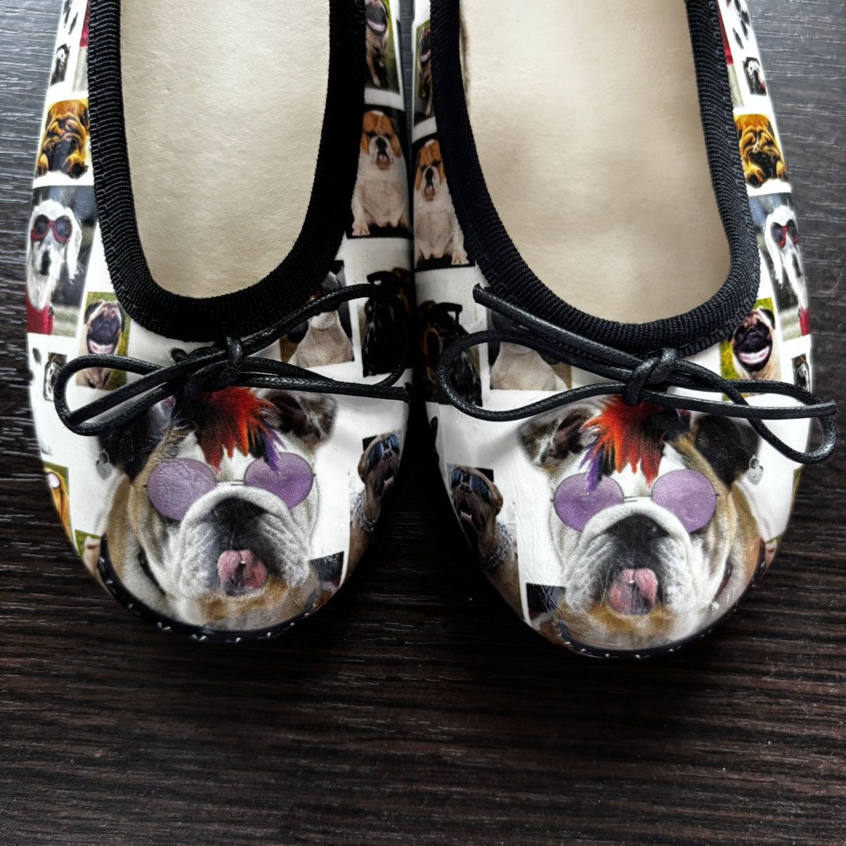 Other Vintage Funny Ballet Shoes With Dogs :) Size US 6 / IT 36 - 6 Thumbnail