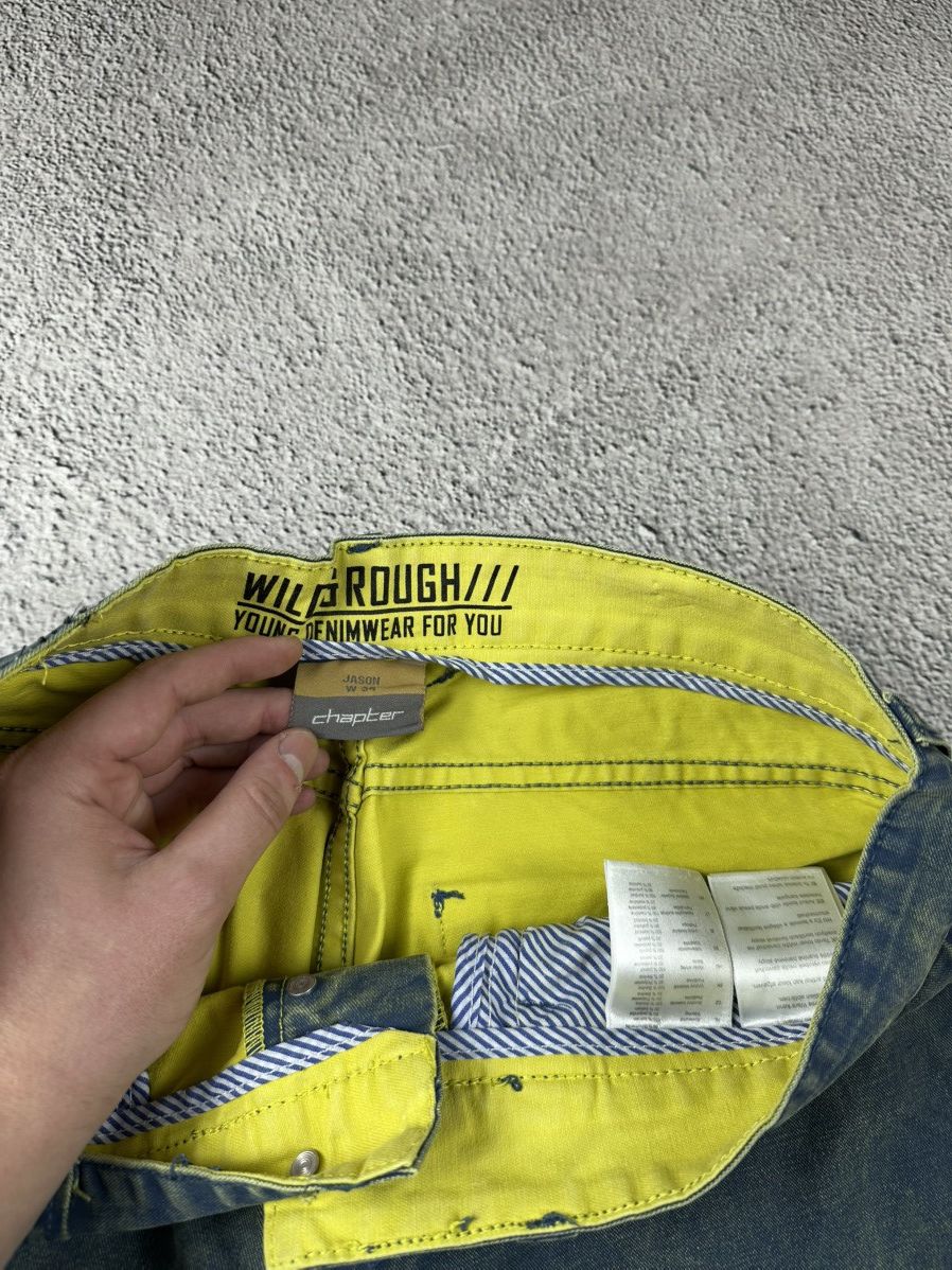 Japanese Brand Wildground Workwear Jeans Baggy Fit Distressed Wash Y2K Size US 34 / EU 50 - 9 Thumbnail