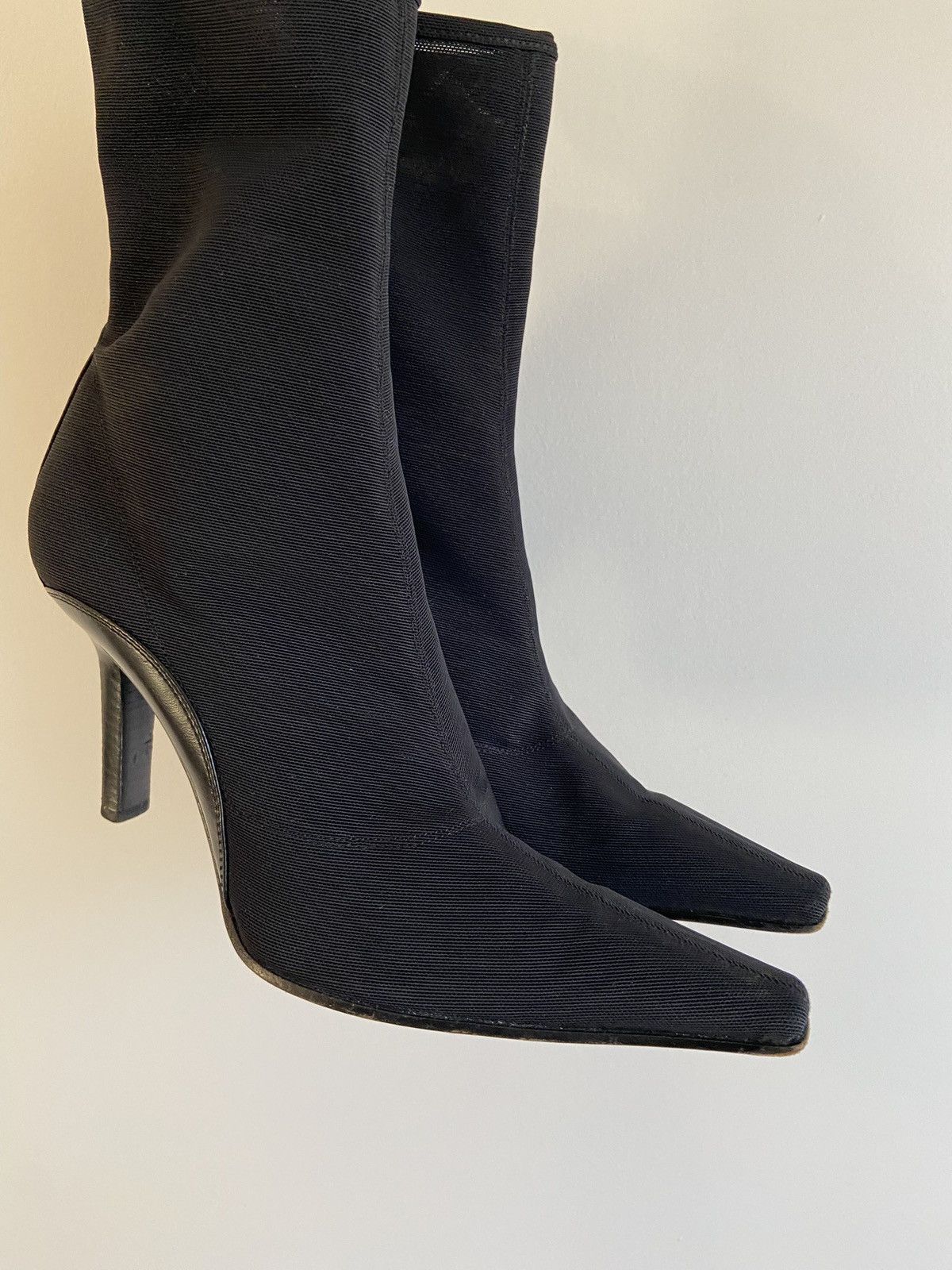 Sergio Rossi Sergio Rossi Milano Mesh Sock Boots Size US 7 / IT 37 - 15 Thumbnail