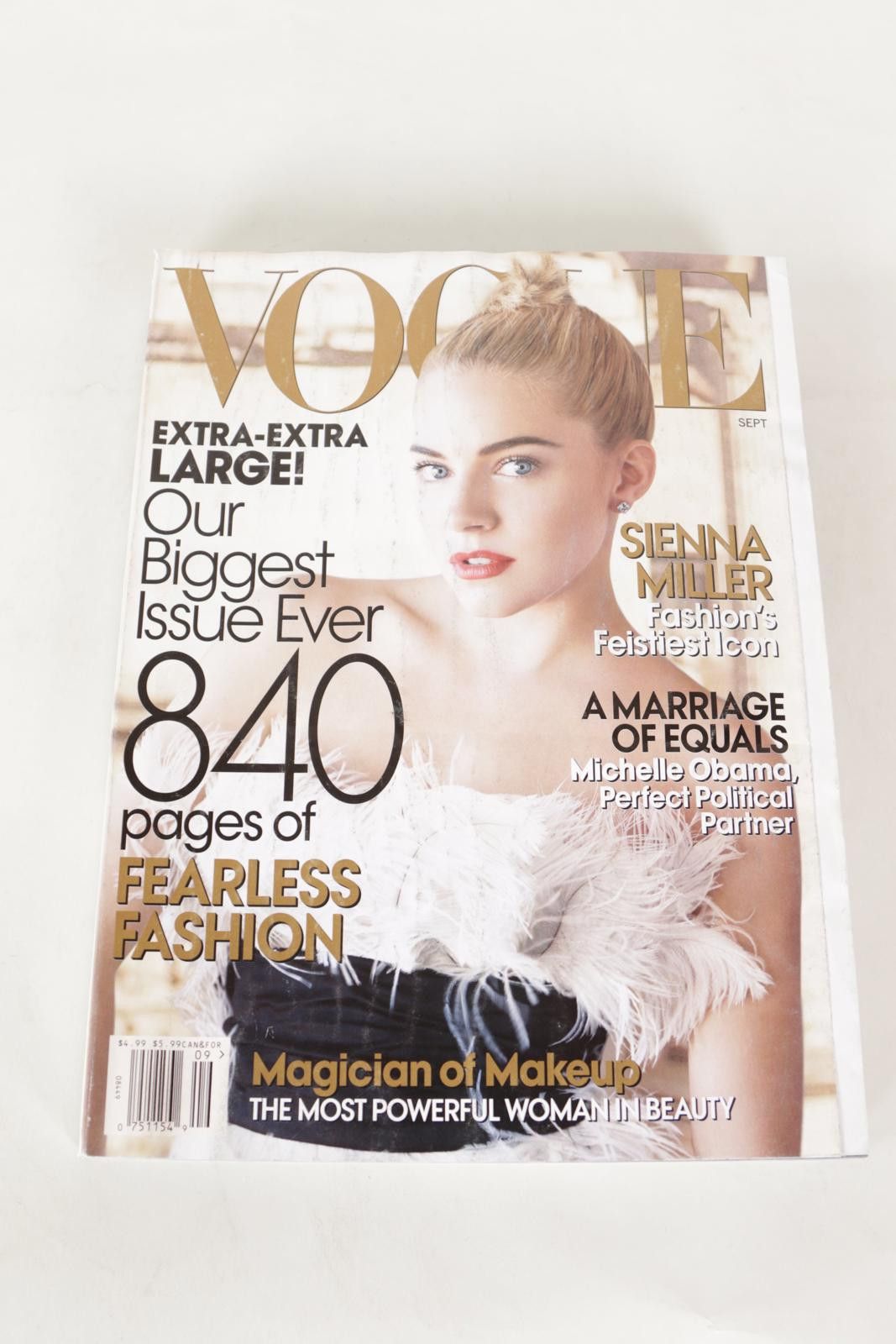 07\' Vogue September Sienna Miller Magazine