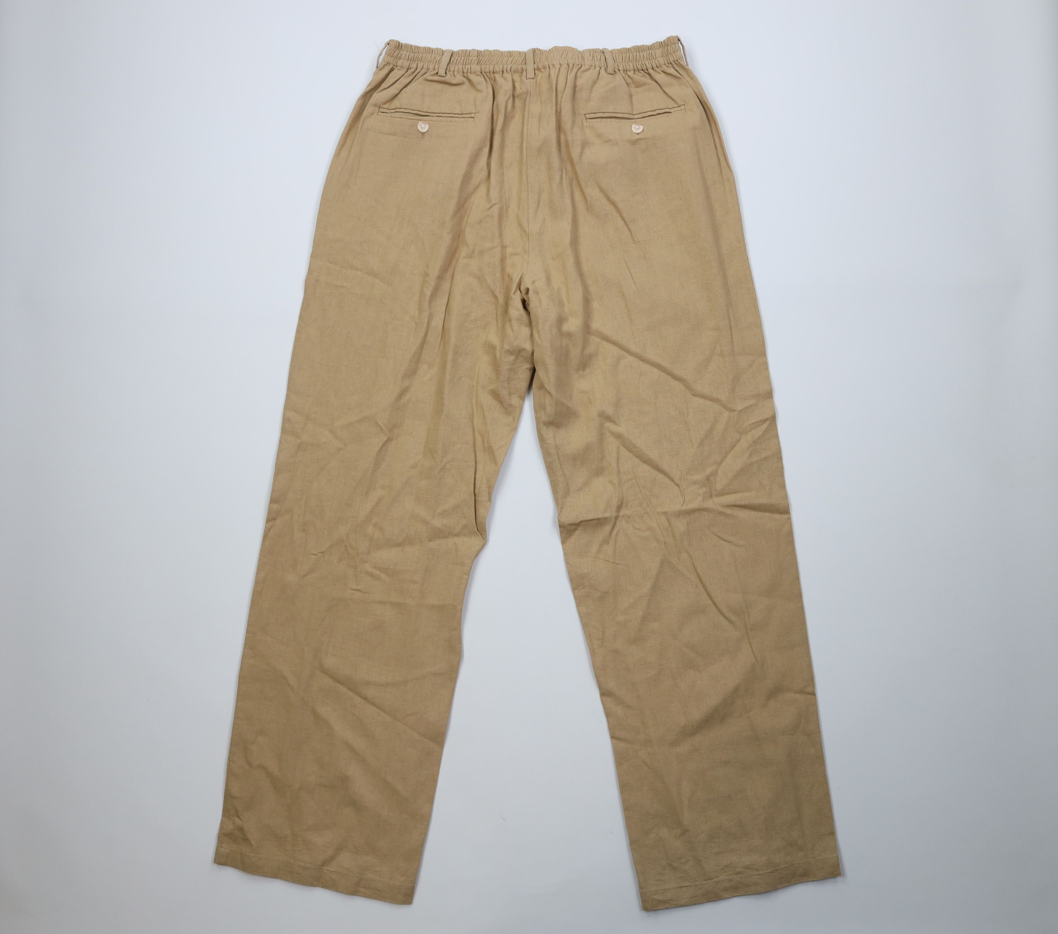 パンツ wide chino pants 90s Vintage 90s Streetwear Wide Leg Chino Pants Trousers - www