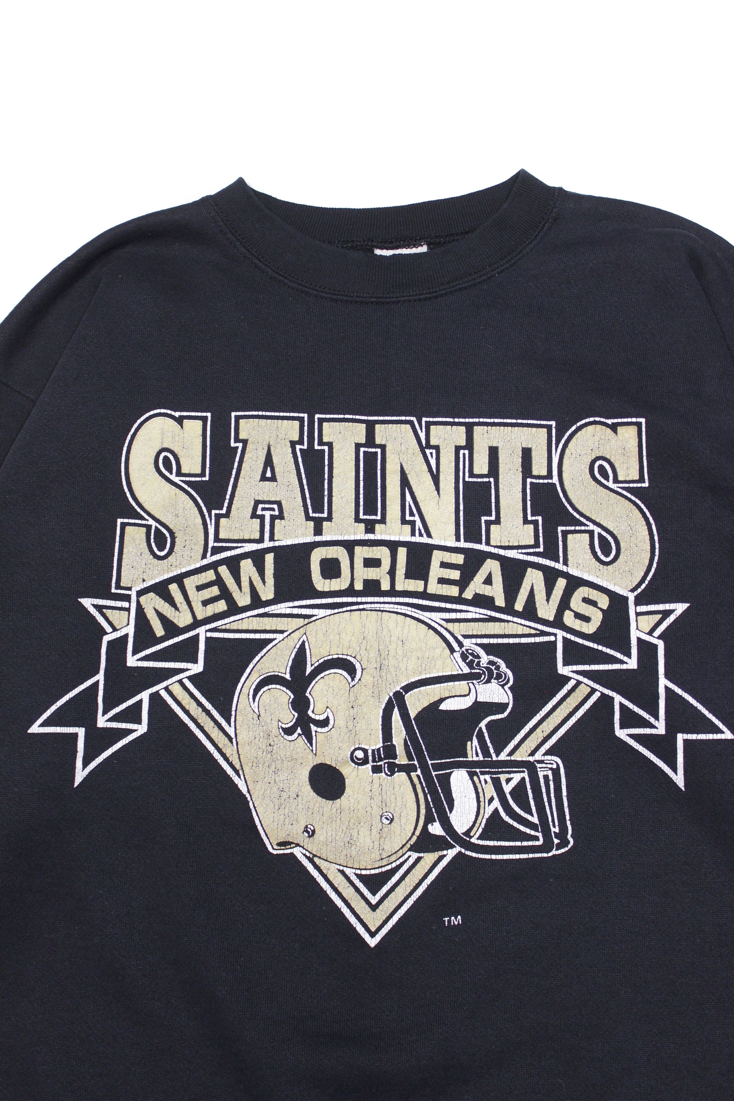 NFL 90S Saints New Orleans Big Logo Sweatshirt Size US L / EU 52-54 / 3 - 3 Thumbnail