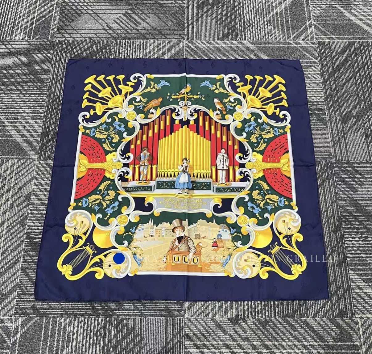 Hermes Grand Théâtre Nouveau Organ Silk Scarf Size ONE SIZE - 1 Thumbnail