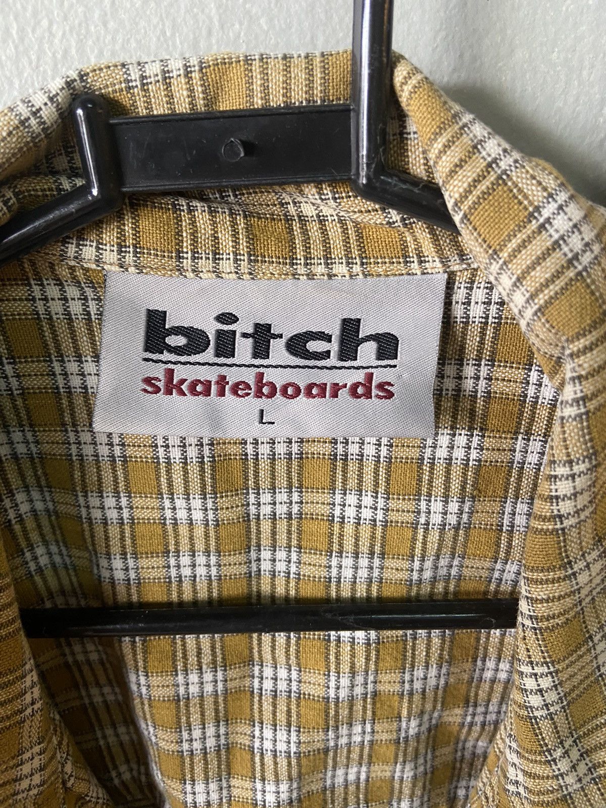 Bitch skateboard flannel shirt jacket