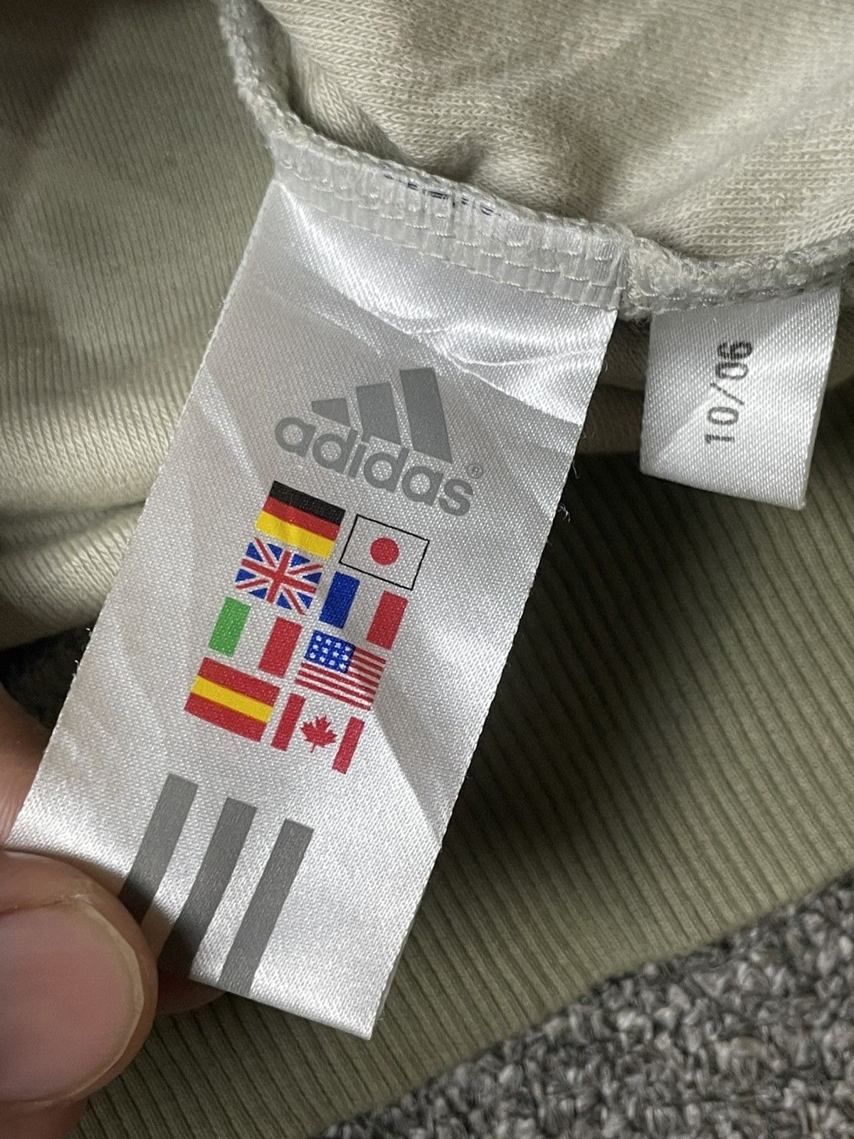 Adidas × Vintage ADIDAS Fleece Track Sportswear Jacket (104) Size US S / EU 44-46 / 1 - 9 Thumbnail