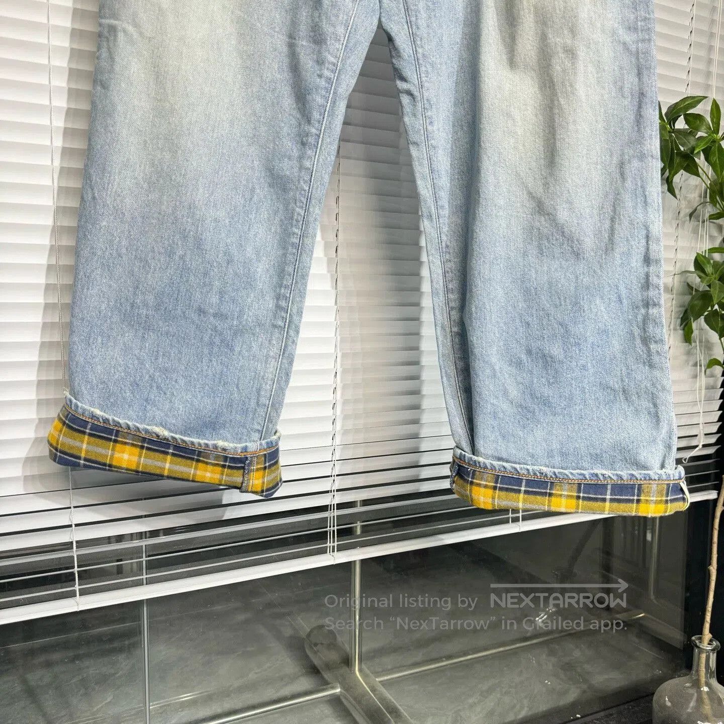 Dior dior new blue cotton straight-leg jeans. Size US 34 / EU 50 - 3 Thumbnail