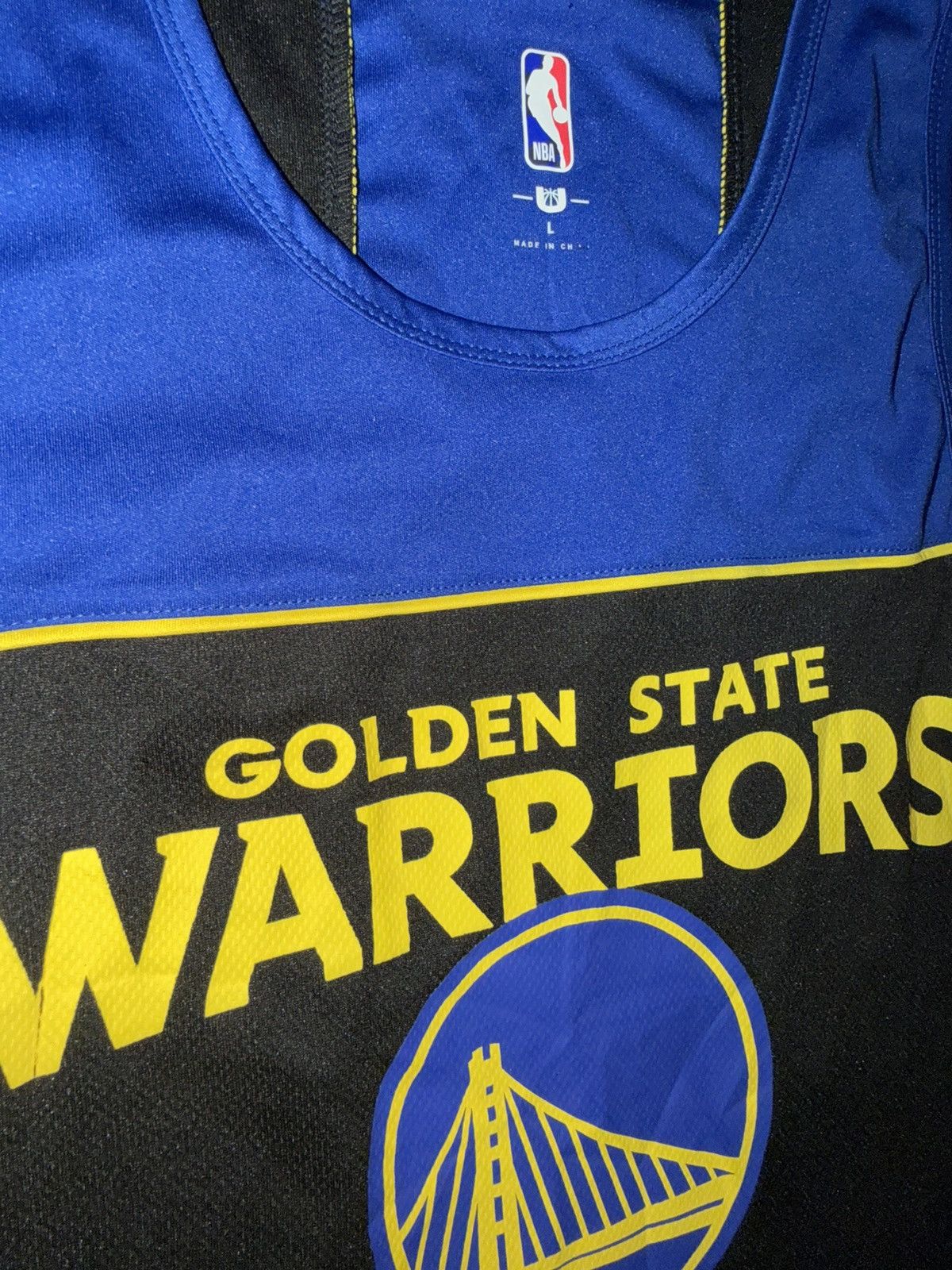 NBA Golden State Warriors 46 NBA tank top jersey black large Size US L / EU 52-54 / 3 - 4 Thumbnail