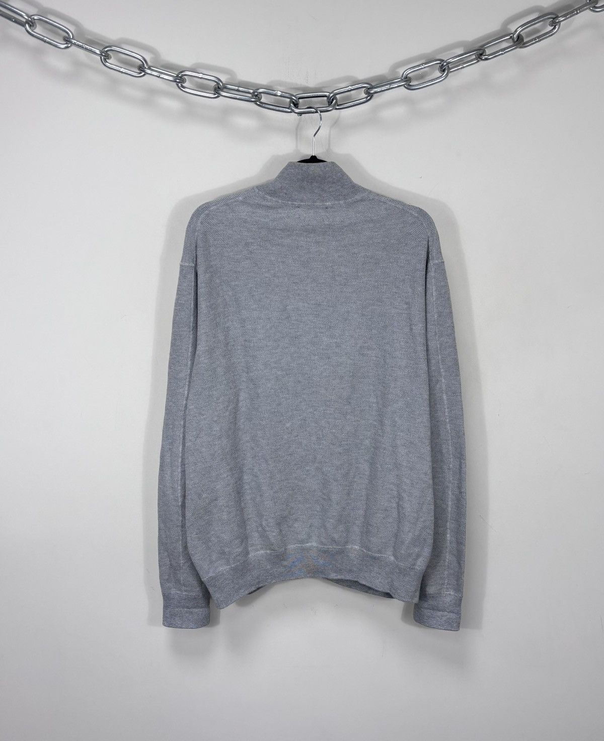 Polo Ralph Lauren Polo Ralph Lauren Men’s Grey Pima Cotton Full Zip Sweater Size US XL / EU 56 / 4 - 15 Thumbnail