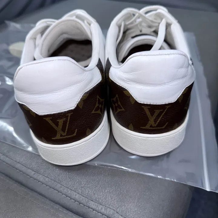 Louis Vuitton Louis Vuitton Rivoli Low-Top Sneakers in White Brown -2508 Size US 8.5 / EU 41-42 - 7 Thumbnail