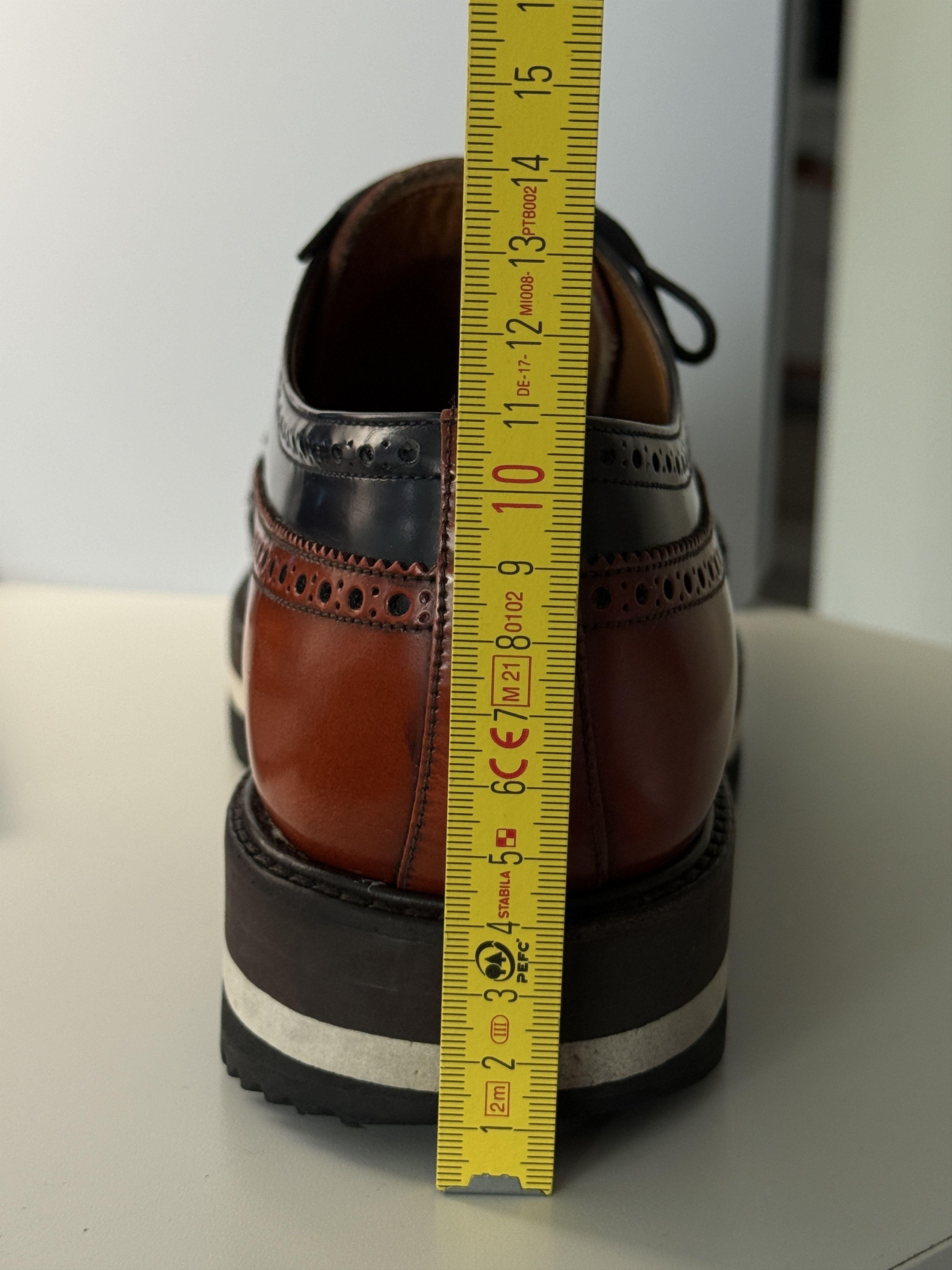 Prada Prada SS11 Runway Platform Brogues "Creeper" - Black/Cognac Size US 11 / EU 44 - 8 Thumbnail