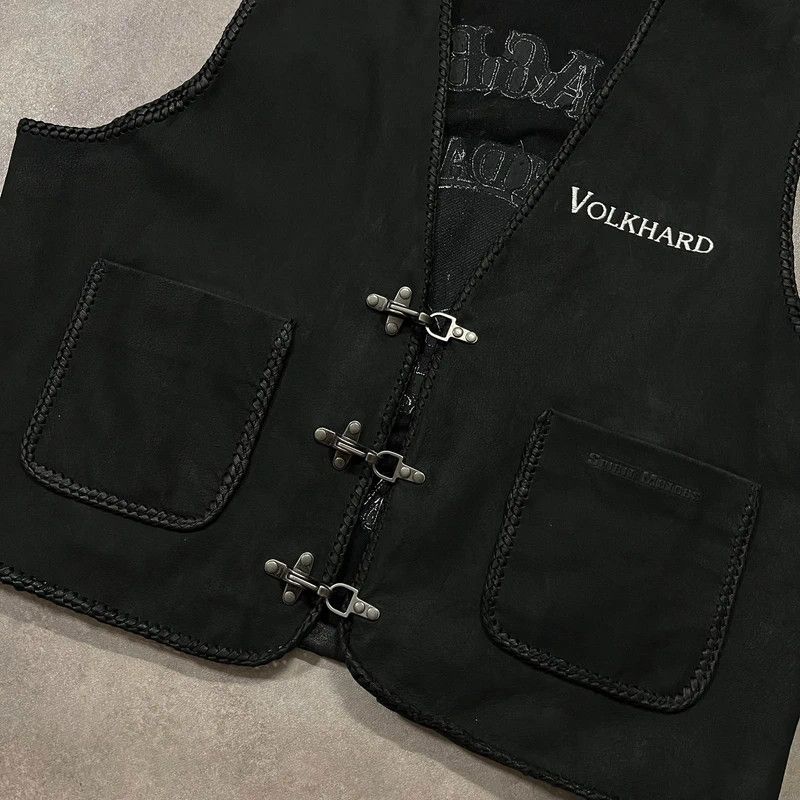 Harley Davidson Vintage Harley Davidson Motorcycles Leather Vest Moto Y2K Size US XXL / EU 58 / 5 - 6 Thumbnail