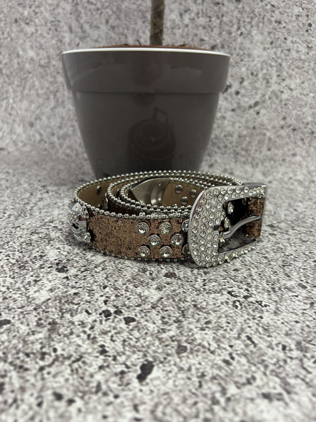 Japanese Brand × Vintage Vtg 90’s Japanese Metal Punk Rock Emo Goth Pirates Belt Y2K Size ONE SIZE - 2 Thumbnail