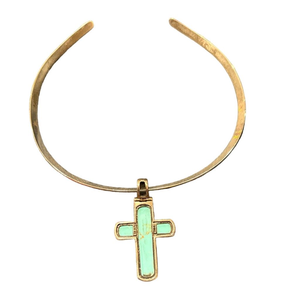 Other Howlite Cross Pendant Necklace Size ONE SIZE - 3 Thumbnail