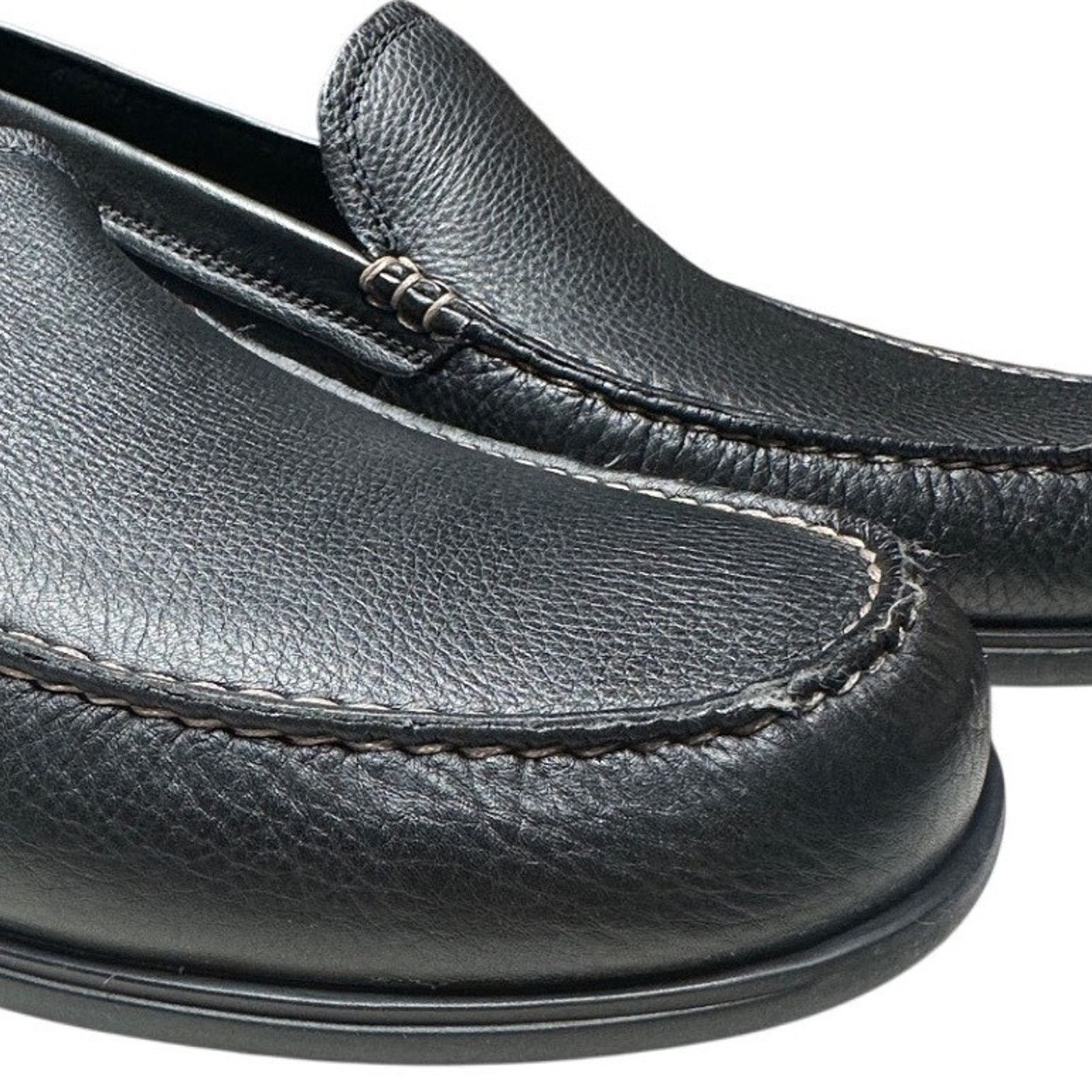 Bostonian Bostonian Loafers Mens 13 Black NEW Leather Slip On Shoes Size US 13 / EU 46 - 3 Thumbnail