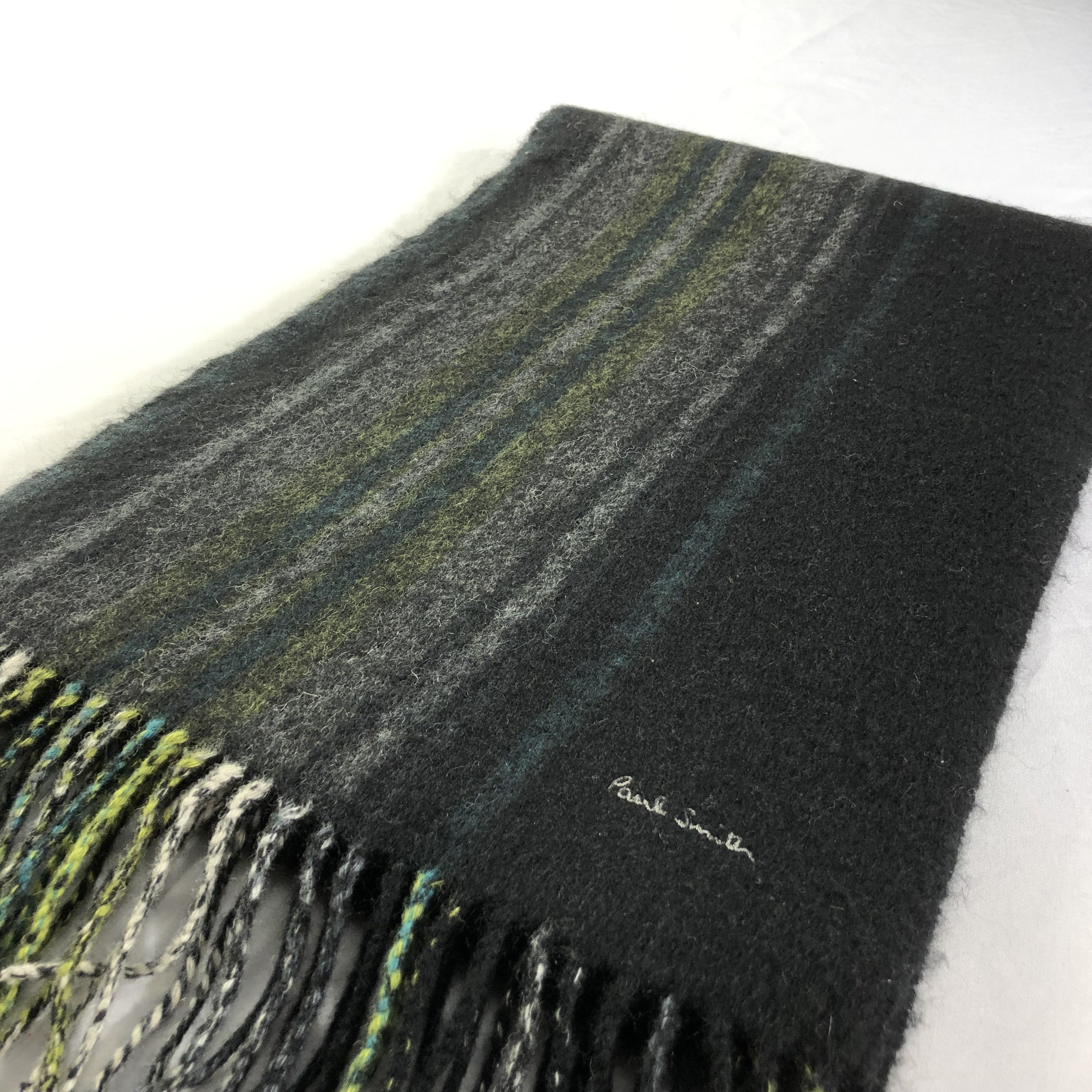 Paul Smith Paul Smith Wool Scarf Muffler V1682 Size ONE SIZE - 3 Thumbnail