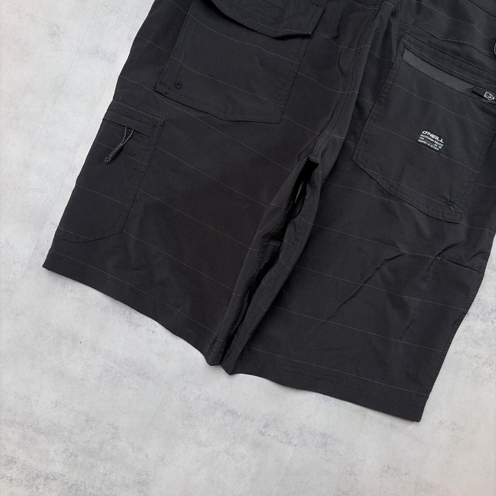 O'Neill Y2K Black O’Neill Surf Grunge Baggy Board Shorts Size US 30 / EU 46 - 4 Thumbnail