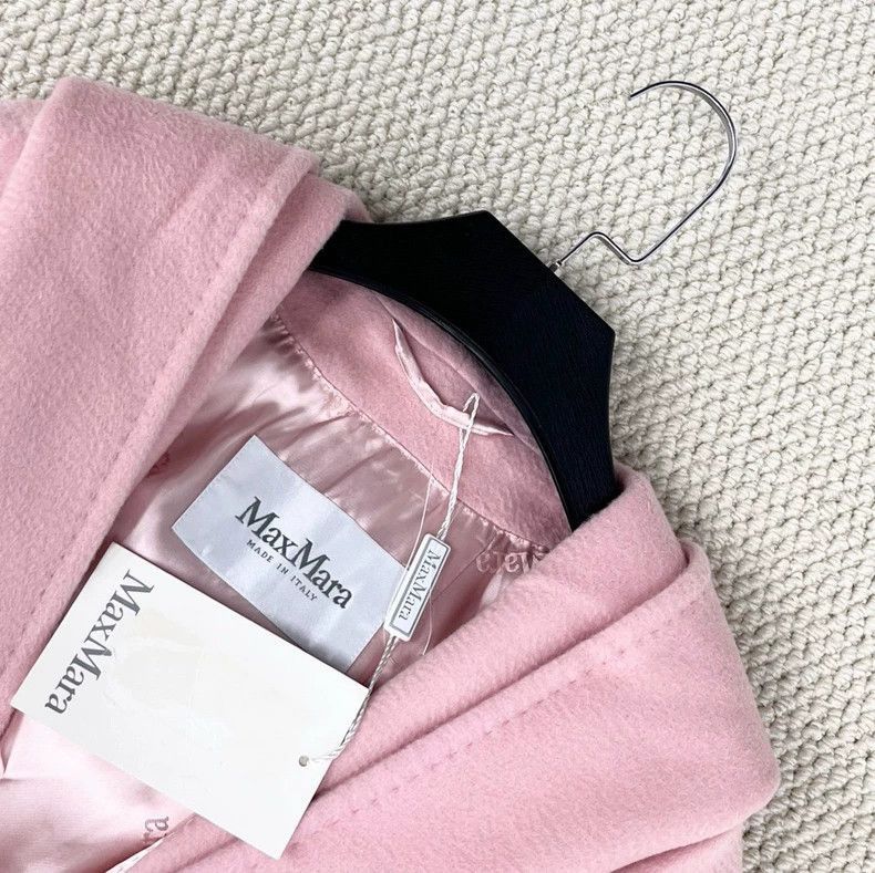Other MaxMara Pink Camel Hair Robe Coat-2508 Size US M / EU 48-50 / 2 - 4 Thumbnail