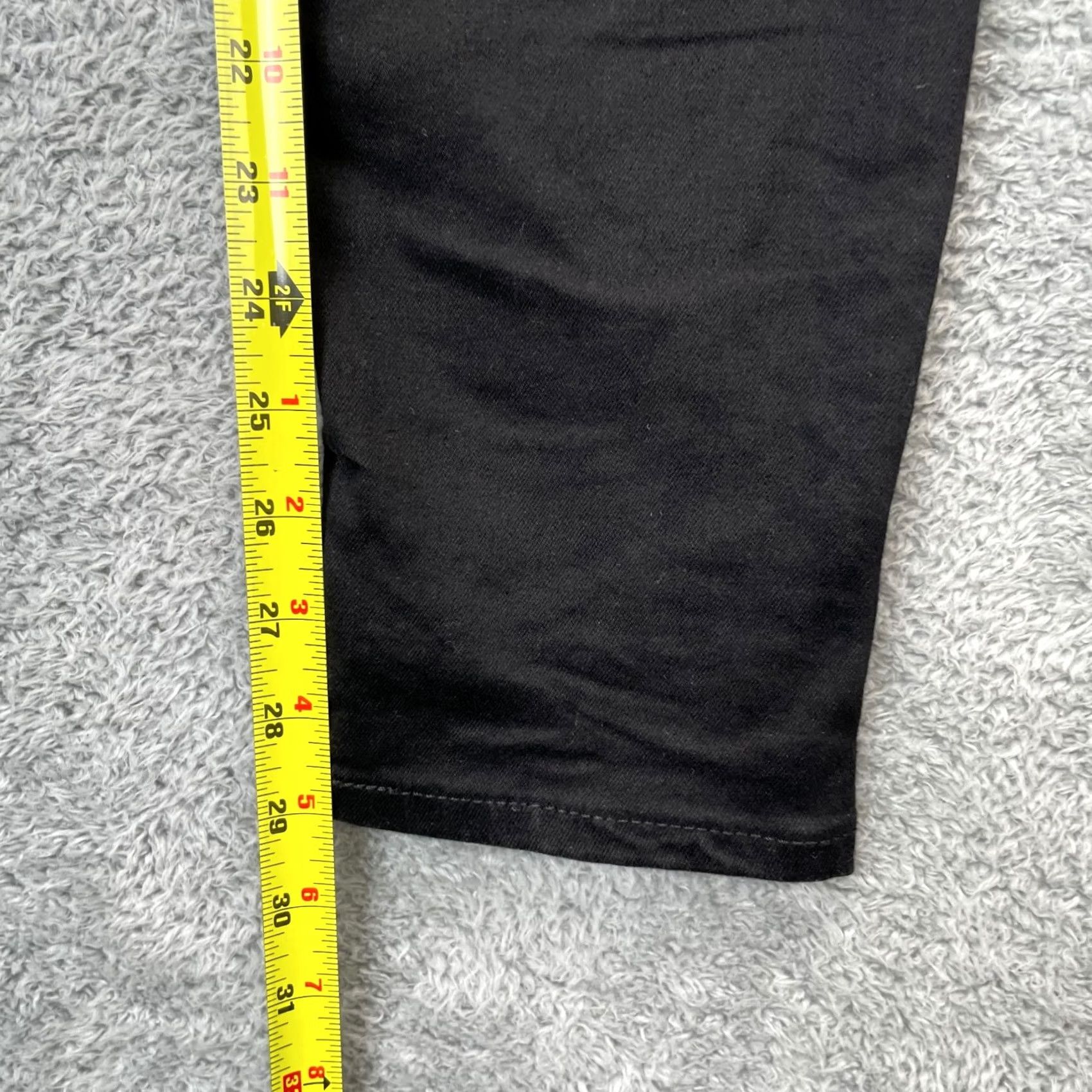 Levi's Levi's 311 Jeans Womens 27 Black Shaping Skinny Leg Logo Dark Wash Denim Cotton Jeans - Levi's 311 Shaping Skinny Womens Jeans 27 Black City Preppy Size 27" / US 4 / IT 40 - 6 Thumbnail