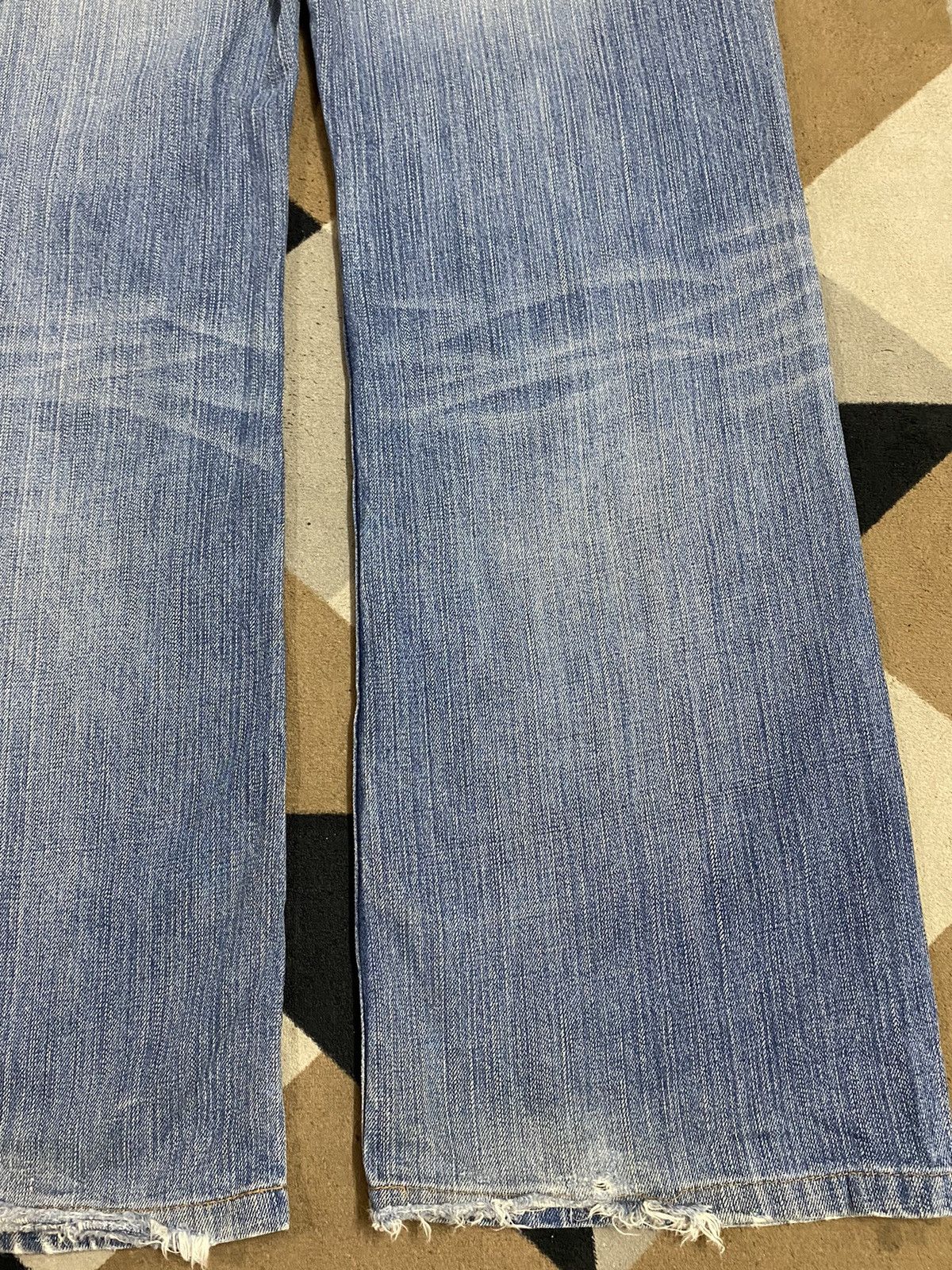 Japanese Brand Vintage Nicole Club Men Distressed Wide leg Jeans Size US 34 / EU 50 - 14 Thumbnail