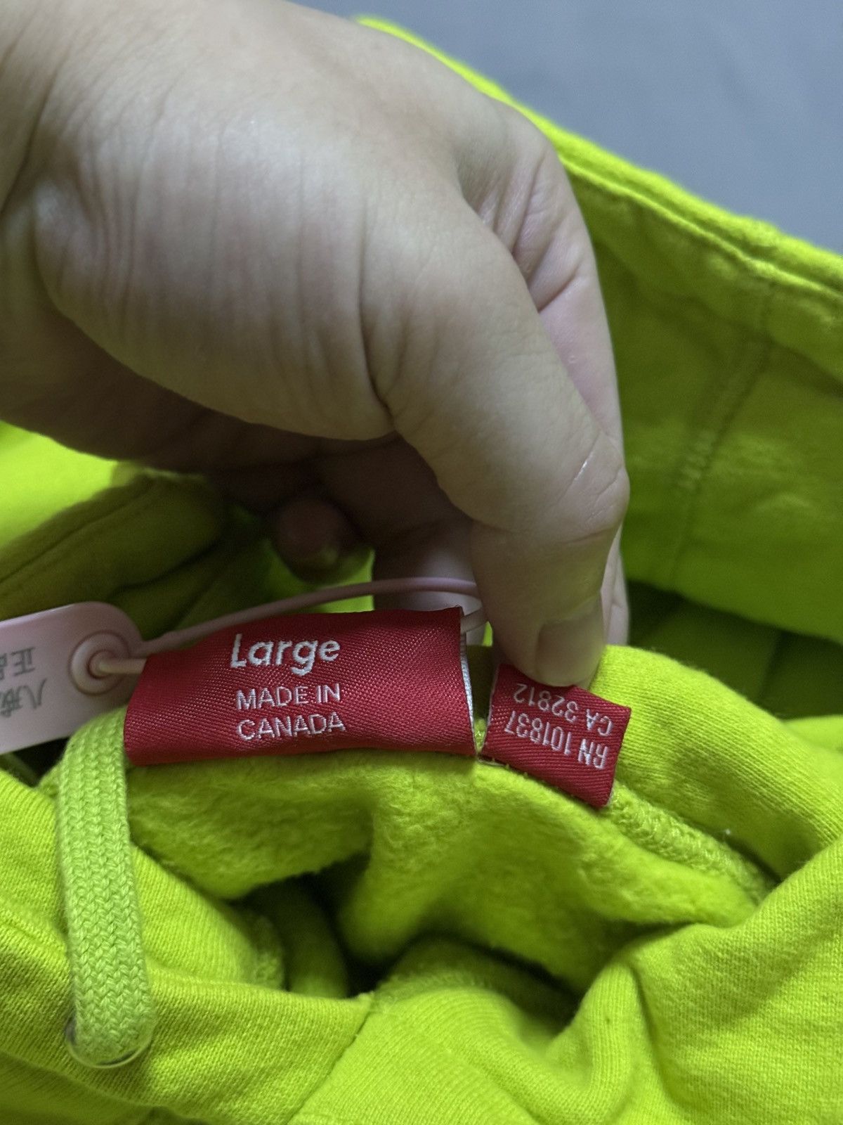 Supreme Supreme fw12 acid Green box logo hooded hoodie sweahoodie Size US L / EU 52-54 / 3 - 6 Thumbnail