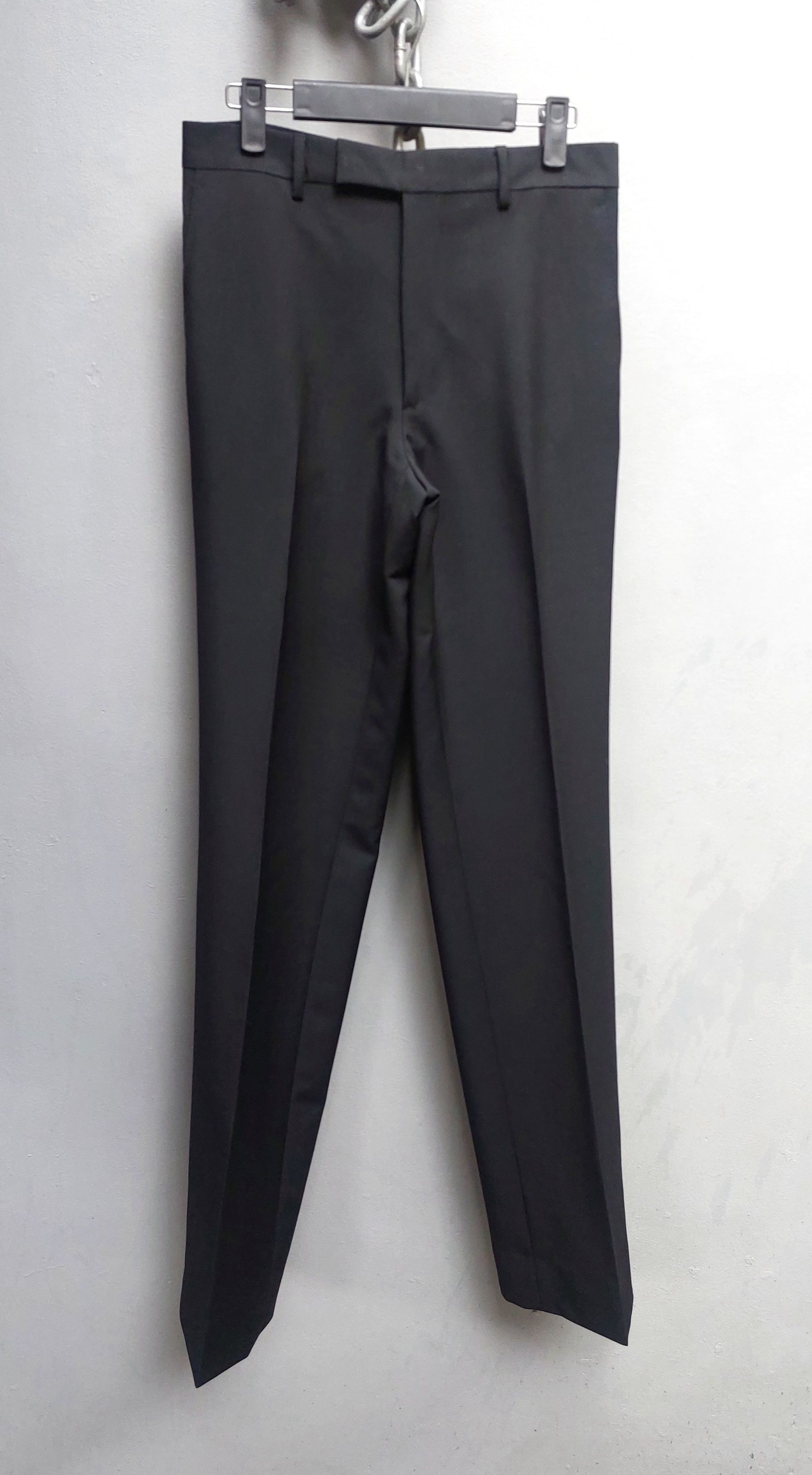 Raf Simons Raf Simons Flat Front Tailored Wool Trouser Size US 44 / EU 60 - 6 Thumbnail