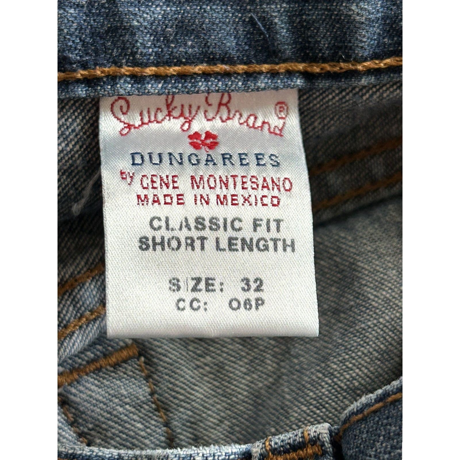 Lucky Brand Mens Lucky Brand Jeans Classic Fit Short Length Size 32 Blue Cotton Denim 5-Pocket Inseam 28 Size US 32 / EU 48 - 5 Thumbnail