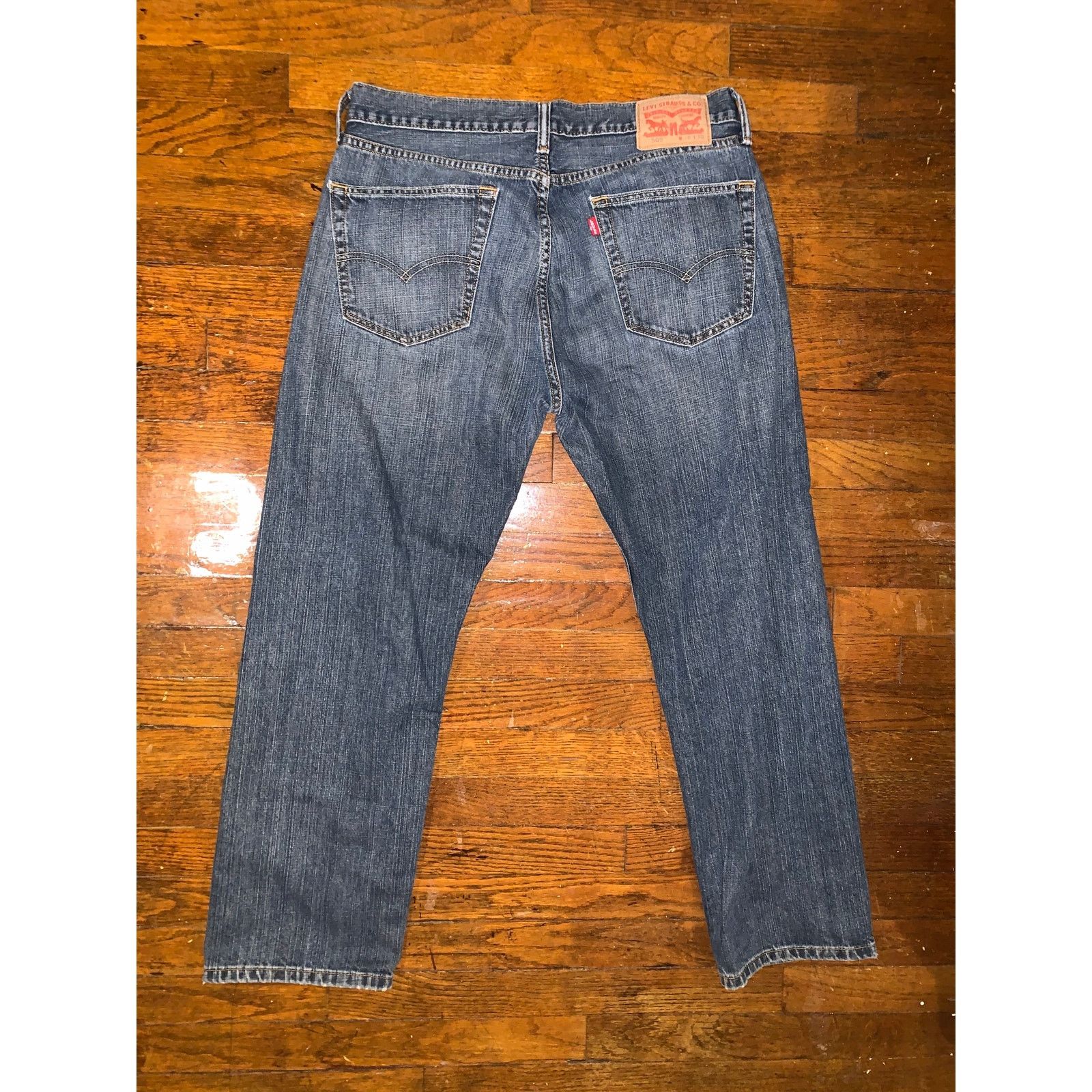 Levi's Levi’s 505 Straight Leg Jeans Mens 36x30 Dirty Wash Size US 36 / EU 52 - 3 Thumbnail