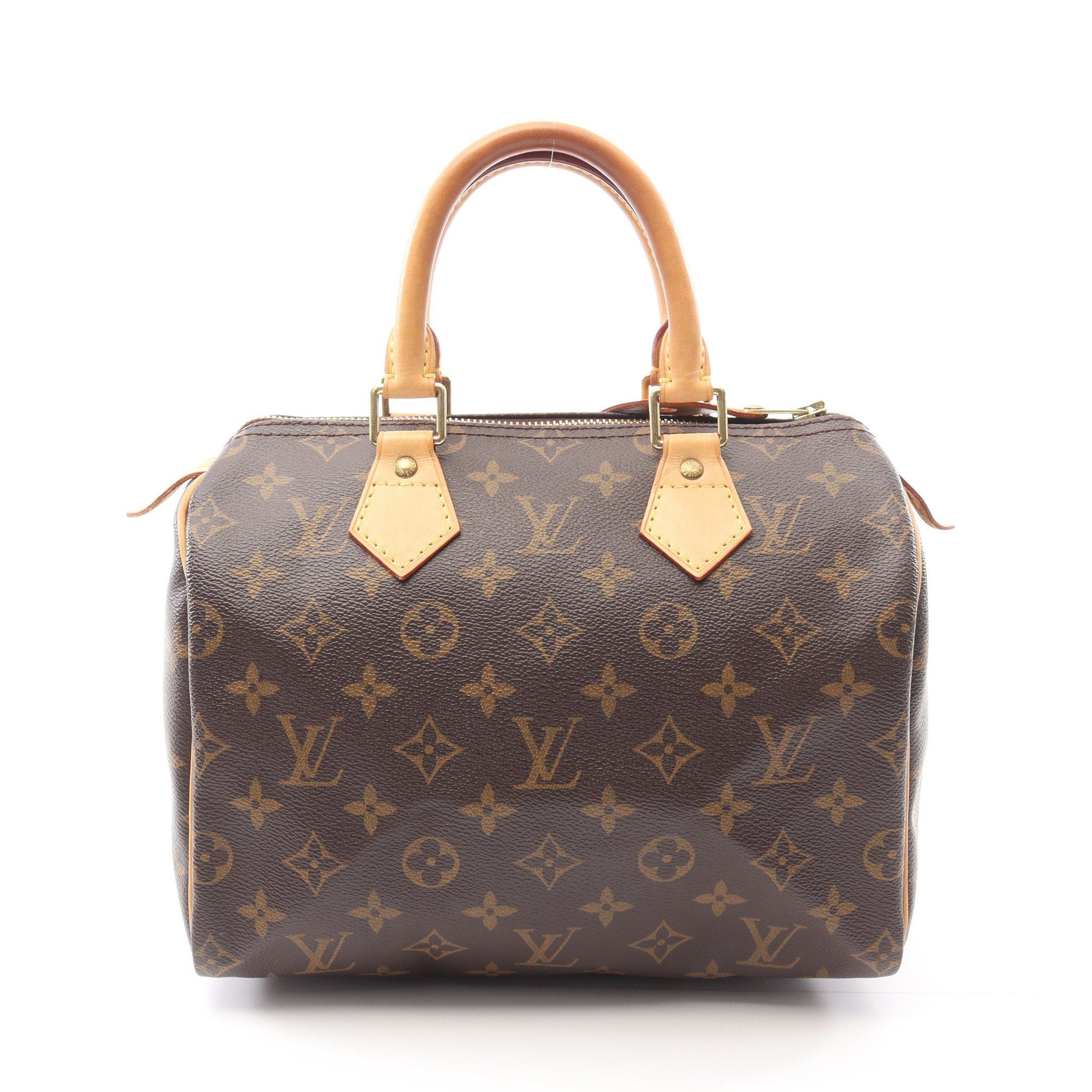 Louis Vuitton Louis Vuitton Speedy 25 Monogram Handbag Leather Brown Size ONE SIZE - 1 Thumbnail