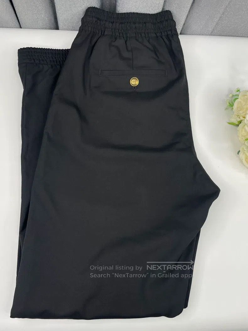 Givenchy Givenchy Black Casual Drawstring Pants Size US 34 / EU 50 - 2 Thumbnail