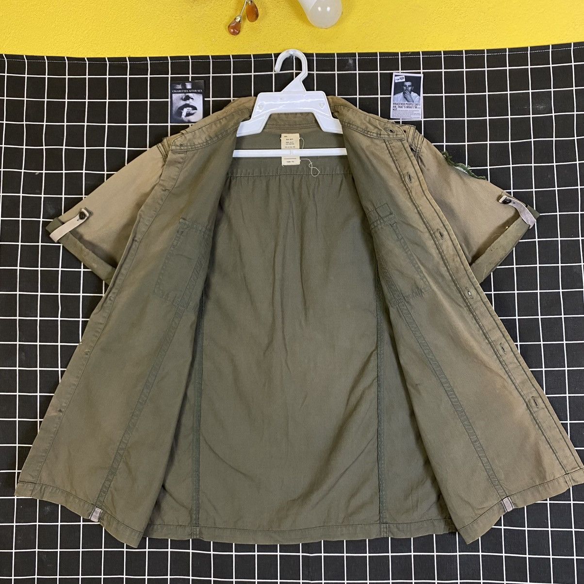 Buzz Rickson's 🇯🇵 C.A.B CLOTHING SUN FADED US ARMY BUTTON UP SHIRT Size US L / EU 52-54 / 3 - 14 Thumbnail